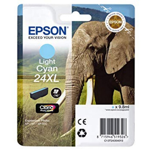 [165752] EPSON CLARIA PHOTO HD INK CARTUCHO CIAN CLARO 24XL EXPRESSION PHOTO XP-950