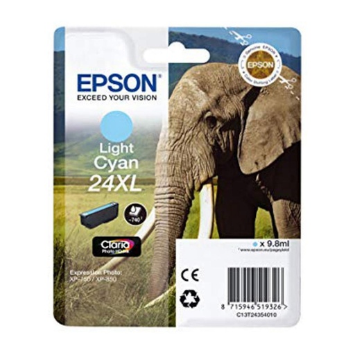 [165752] EPSON CLARIA PHOTO HD INK CARTUCHO CIAN CLARO 24XL EXPRESSION PHOTO XP-950