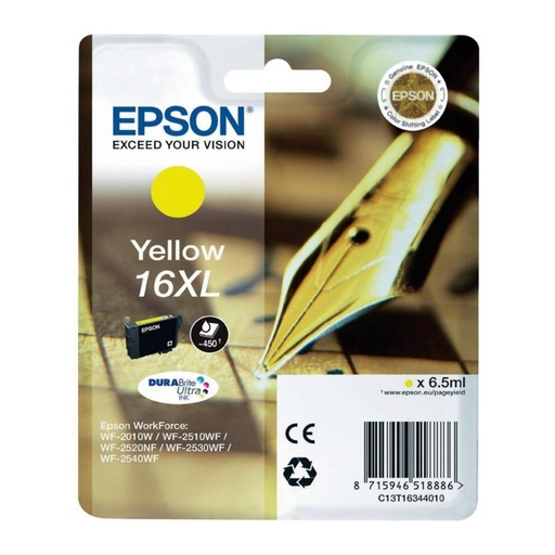 [166276] EPSON DURABRITE ULTRA INK CARTUCHO AMARILLO 16XL