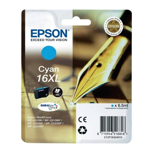 [166274] EPSON DURABRITE ULTRA INK CARTUCHO CIAN 16XL