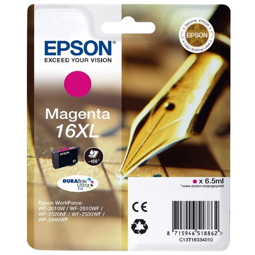 [166275] EPSON DURABRITE ULTRA INK CARTUCHO MAGENTA 16XL