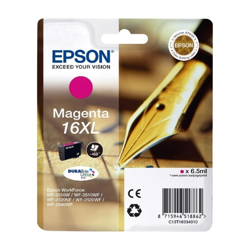 [166275] EPSON DURABRITE ULTRA INK CARTUCHO MAGENTA 16XL