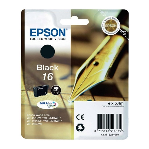 [166013] EPSON DURABRITE ULTRA INK CARTUCHO NEGRO 16