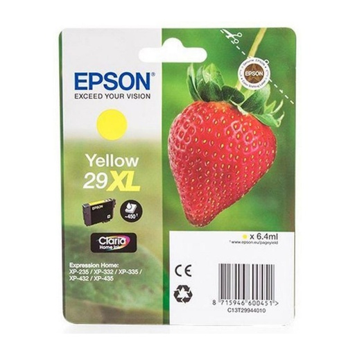 [165731] EPSON EXPRESSION HOME XP-235 CARTUCHO AMARILLO 29XL