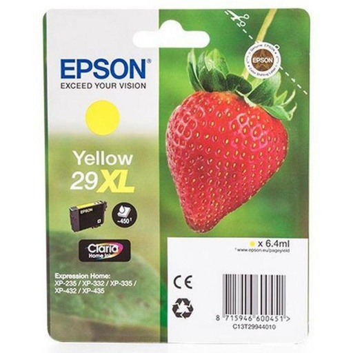 [165731] EPSON EXPRESSION HOME XP-235 CARTUCHO AMARILLO 29XL