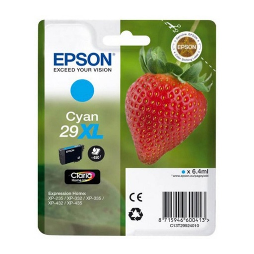 [165729] EPSON EXPRESSION HOME XP-235 CARTUCHO CYAN 29XL