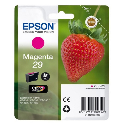 [165726] EPSON EXPRESSION HOME XP-235 CARTUCHO MAGENTA Nº 29