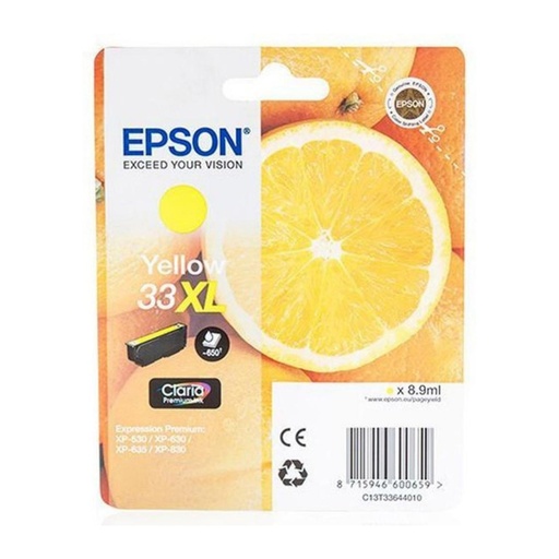 [165740] EPSON EXPRESSION HOME XP-530 CARTUCHO AMARILLO 33XL