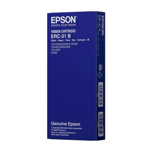 [166229] EPSON M-930, TM-930/930II/950, U-590/950/925, H-5000 ERC-31B (S015231) CINTA NYLON NEGRO