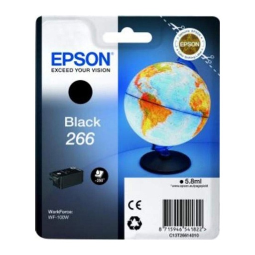 [165757] EPSON SINGLEPACK BLACK WF-100W 266 INK CARTRIDGE