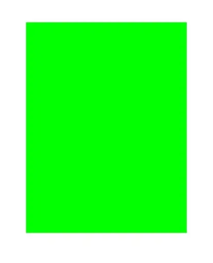 [600121] CARTULINA SADIPAL 50×65 CM 250 GRAMOS VERDE FLUORESCENTE 10 HOJAS