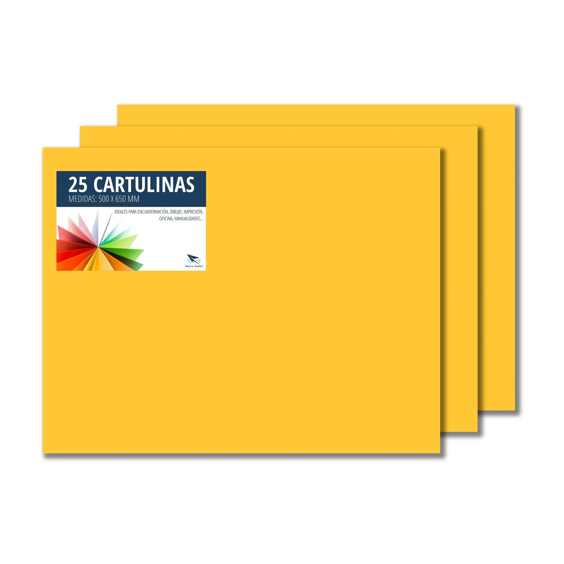 [630399] CARTULINA 50×65CM 180 GRAMOS ORO
