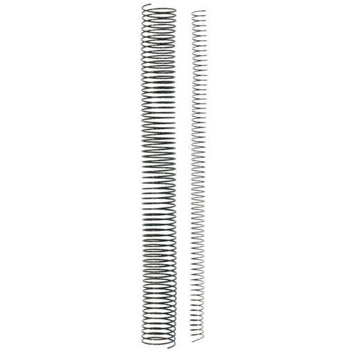 [249629] ESPIRALES METÁLICA NEGRA 30MM CAJA 50UDS PASO 5:1
