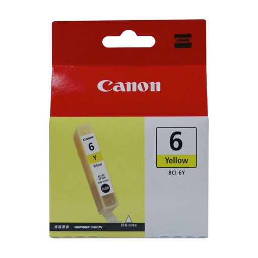 [169396] CARTUCHO CANON BCI-6Y AMARILLO ORIGINAL – 13 ML 4708A002