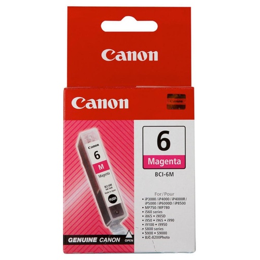 [169397] CARTUCHO CANON BCI-6M MAGENTA ORIGINAL – 13 ML 4707A002