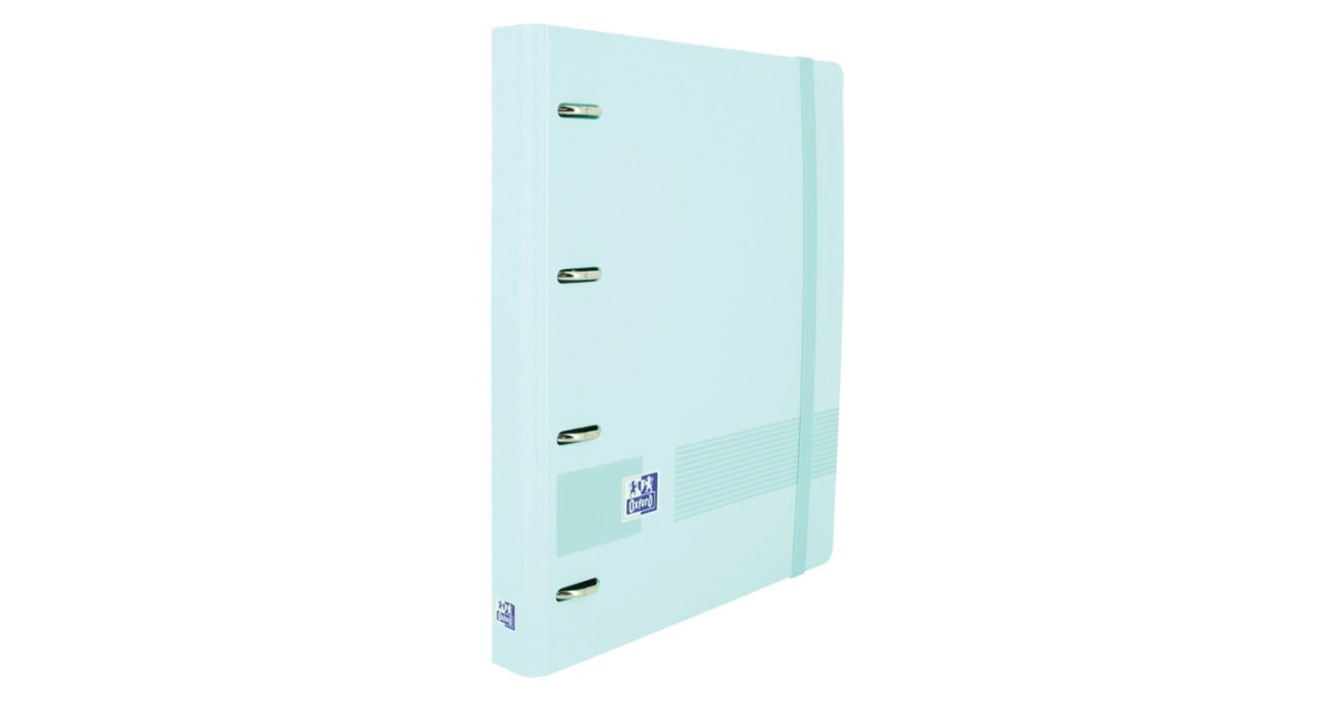 [650184] CARPEBLOC 4 ANILLAS OXFORD A4+ POLYFOAM AZUL PASTEL