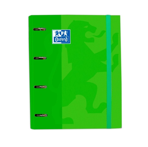[650107] CARPEBLOCK OXFORD A4 CARTÓN FORRADO 40MM CON RECAMBIO VERDE