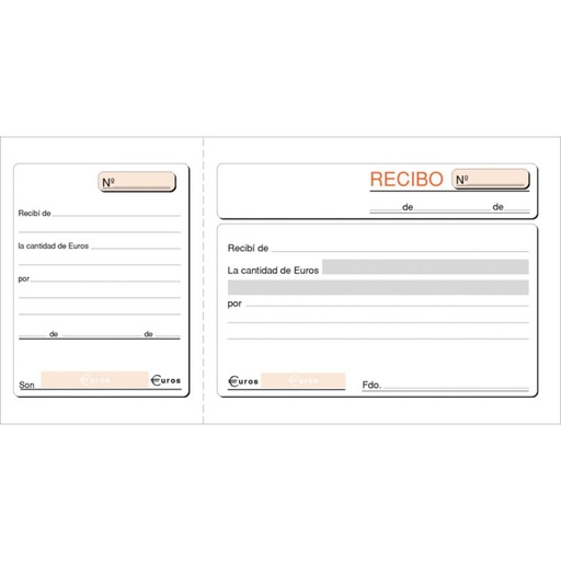 [001375] TALONARIO DE RECIBOS LOAN TRES DEL FOLIO PAPEL LITOS