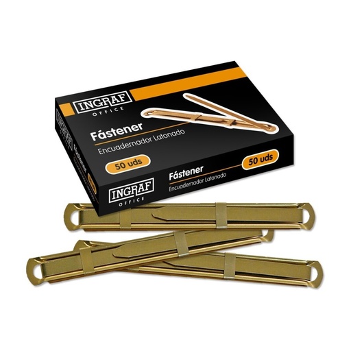 [180296] FASTENER LATONADO INGRAF OFFICE CAJA 50UDS