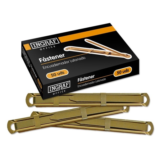 [180296] FASTENER LATONADO INGRAF OFFICE CAJA 50UDS