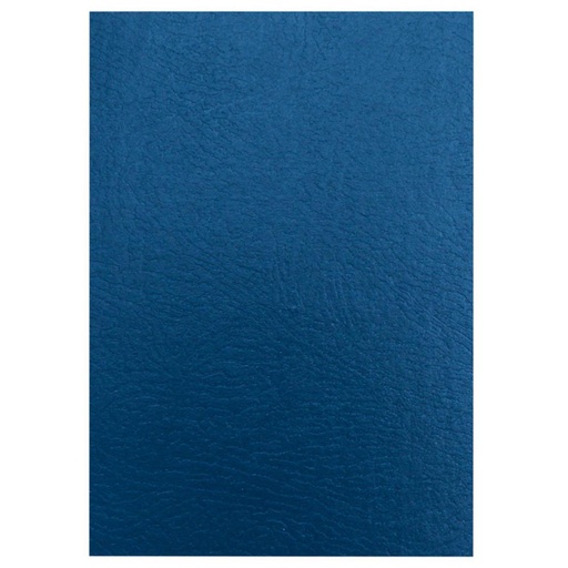 [248535] FELLOWES PORTADAS CARTÓN SÍMIL PIEL A4 AZUL 750 MICRAS PACK 50