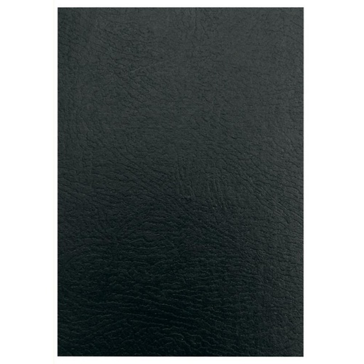 [248536] FELLOWES PORTADAS CARTÓN SÍMIL PIEL A4 NEGRO 750 MICRAS PACK 50