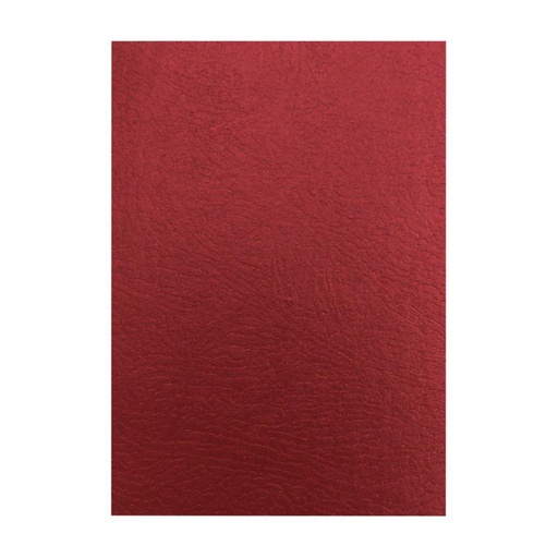 [248537] FELLOWES PORTADAS CARTÓN SÍMIL PIEL A4 ROJO 750 MICRAS (PACK 50)