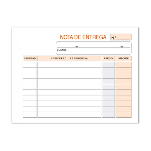 [001403] TALONARIO NOTAS DE ENTREGA LOAN 8º APAISADO TRIPLICADO AUTOCOPIANTE