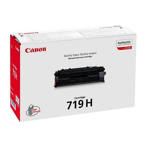 [165279] TÓNER LÁSER CANON 719H NEGRO ORIGINAL 3480B002