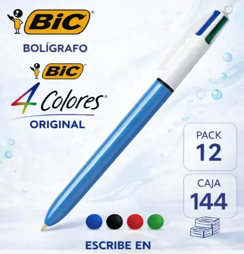 [118715] BOLÍGRAFO BIC 4 COLORES ORIGINAL