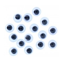 [650274] OJOS MÓVILES NEGROS AUTADHESIVOS REDONDOS 8 MM 80 UDS