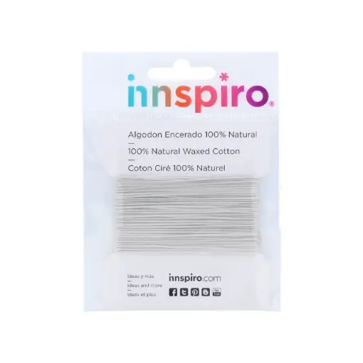 [650399] CORDÓN DE ALGODÓN FINO 0,5MM  BLANCO 5M INNSPIRO REF. 220010