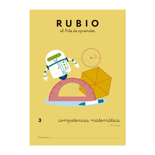 [630711] CUADERNO RUBIO COMPETENCIA MATEMÁTICA 3 