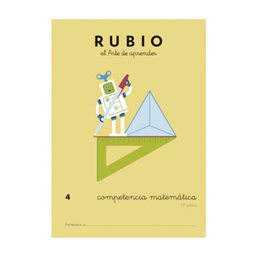 [630712] CUADERNO RUBIO COMPETENCIA MATEMÁTICA 4