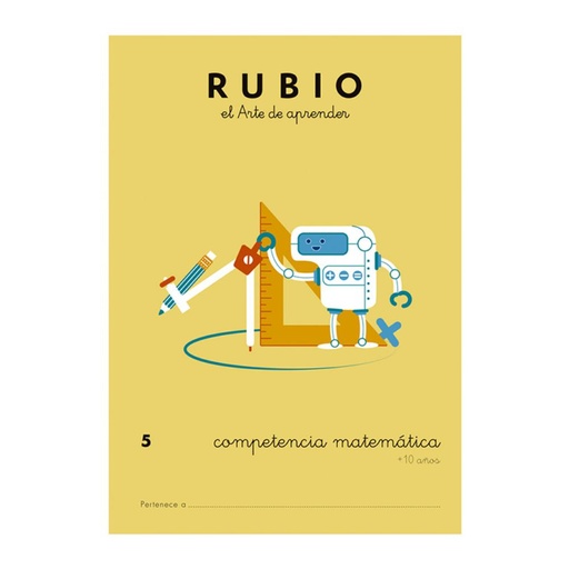 [630713] CUADERNO RUBIO COMPETENCIA MATEMÁTICA 5