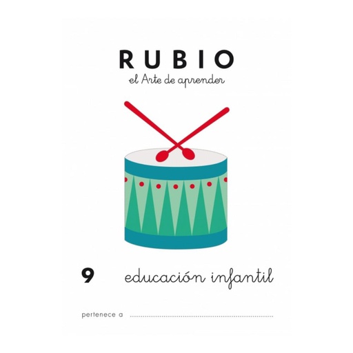[630348] CUADERNO RUBIO EDUCACIÓN INFANTIL 9