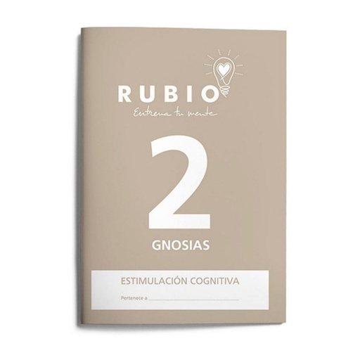 [630910] CUADERNO RUBIO GNOSIAS ESTIMULACIÓN COGNITIVA NIVEL 2 
