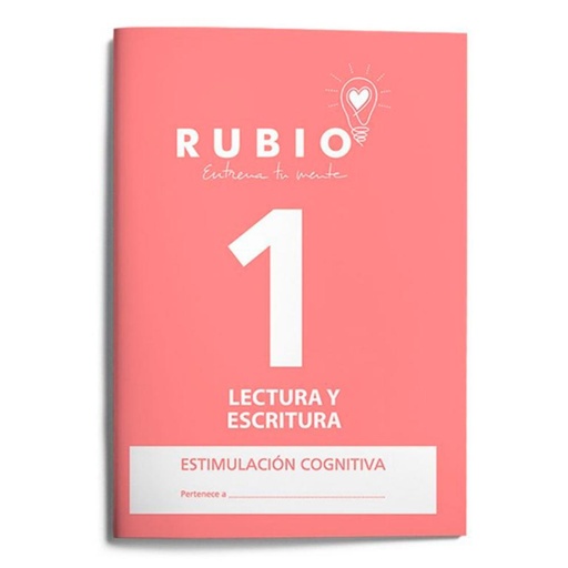 [630900] CUADERNO RUBIO LECTURA Y ESCRITURA ESTIMULACIÓN COGNITIVA NIVEL 1 