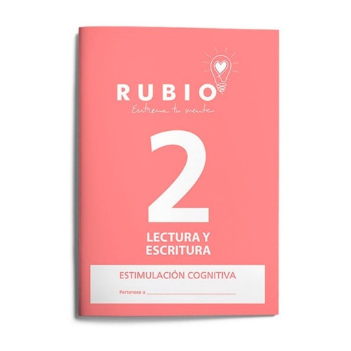 [630901] CUADERNO RUBIO LECTURA Y ESCRITURA ESTIMULACIÓN COGNITIVA NIVEL 2 