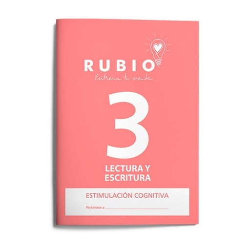 [630902] CUADERNO RUBIO LECTURA Y ESCRITURA ESTIMULACIÓN COGNITIVA NIVEL 3 