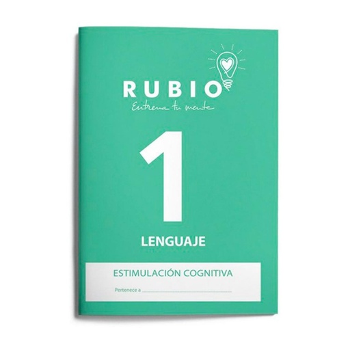 [630891] CUADERNO RUBIO LENGUAJE ESTIMULACIÓN COGNITIVA NIVEL 1