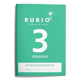 CUADERNO RUBIO LENGUAJE ESTIMULACIÓN COGNITIVA NIVEL 3