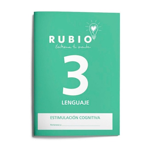 [630893] CUADERNO RUBIO LENGUAJE ESTIMULACIÓN COGNITIVA NIVEL 3