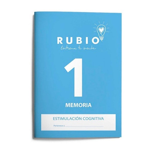 [630897] CUADERNO RUBIO MEMORIA ESTIMULACIÓN COGNITIVA NIVEL 1