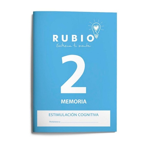 [630898] CUADERNO RUBIO MEMORIA ESTIMULACIÓN COGNITIVA NIVEL 2
