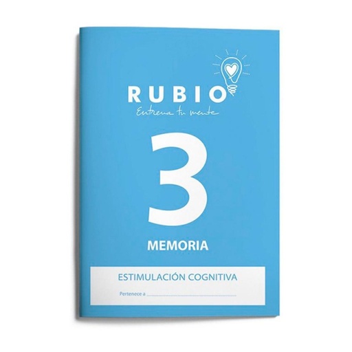 [630899] CUADERNO RUBIO MEMORIA ESTIMULACIÓN COGNITIVA NIVEL 3