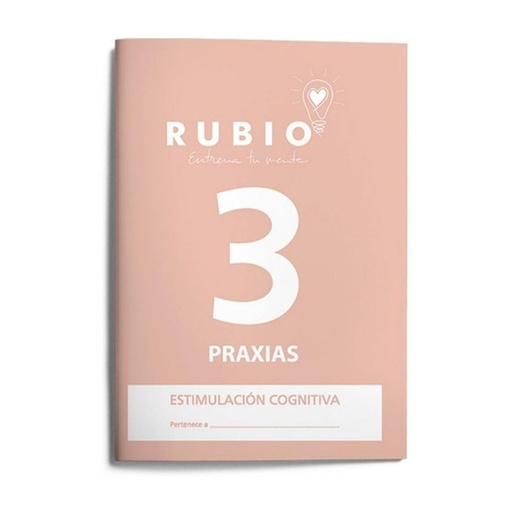 [630908] CUADERNO RUBIO PRAXIAS ESTIMULACIÓN COGNITIVA NIVEL 3