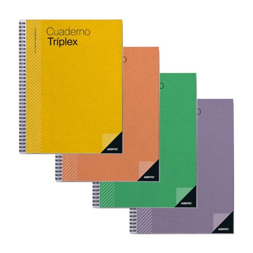 [028777] CUADERNO TRÍPLEX ADDITIO FOLIO CASTELLANO P192
