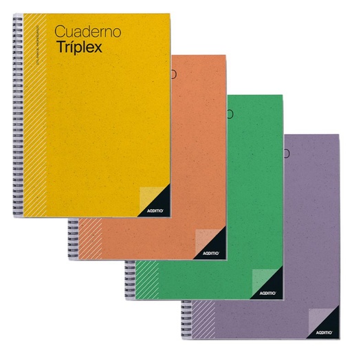 [028777] CUADERNO TRÍPLEX ADDITIO FOLIO CASTELLANO P192