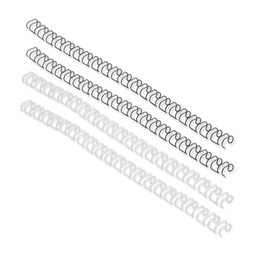 Canutillo metálico Wire-o 10mm caja 100 uds negro